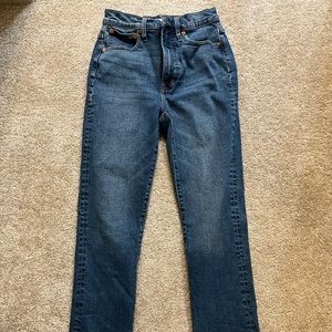 Madewell the perfect vintage jean, straight leg